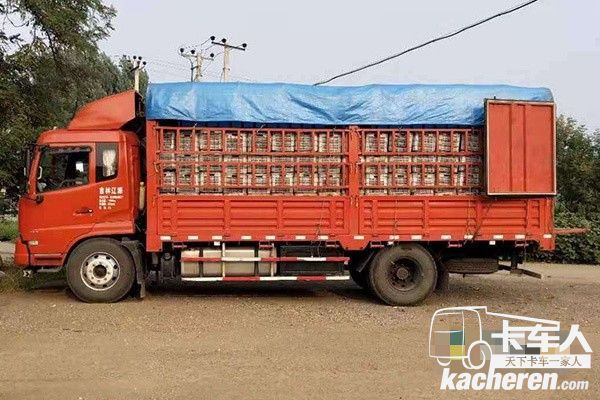 楊青義師傅的東風(fēng)天錦載貨車
